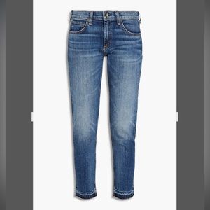 Rag & bone 10 inch Dre unfinished hem jeans